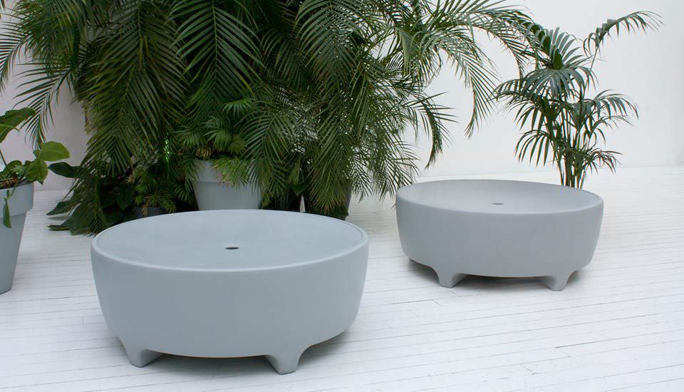 Oasis Poufe by Serralunga Furniture Benches Oasis Poufe by Serralunga Furniture Benches